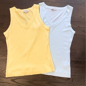 Michael Stars V Neck tanks size medium